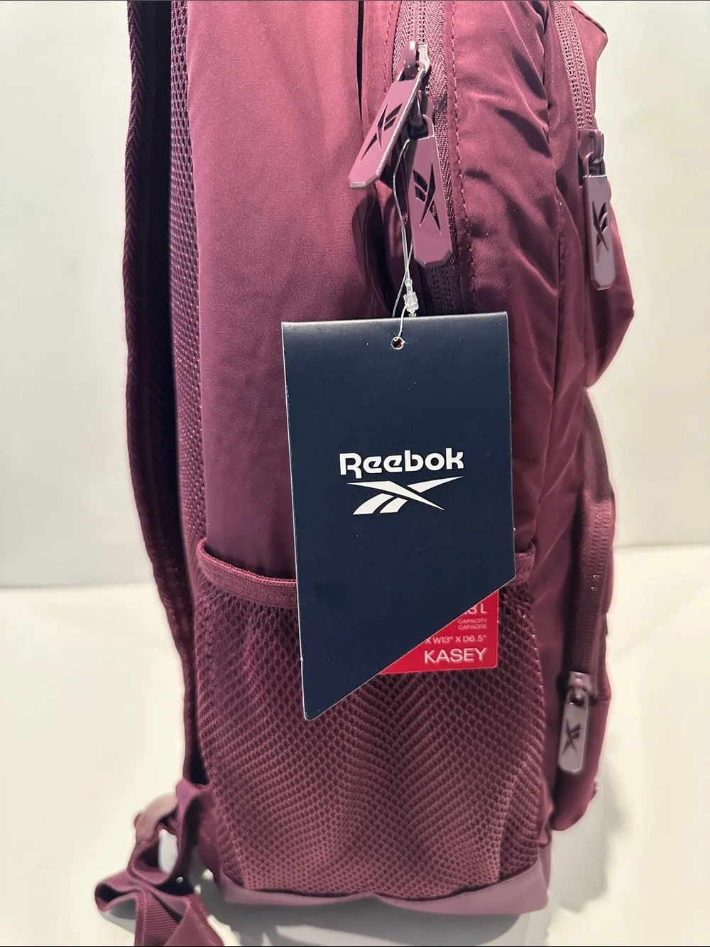 NWT Teebok Kasey Grape Wine Ex-Large Laptop Backpack W/Multiple outside pockets.